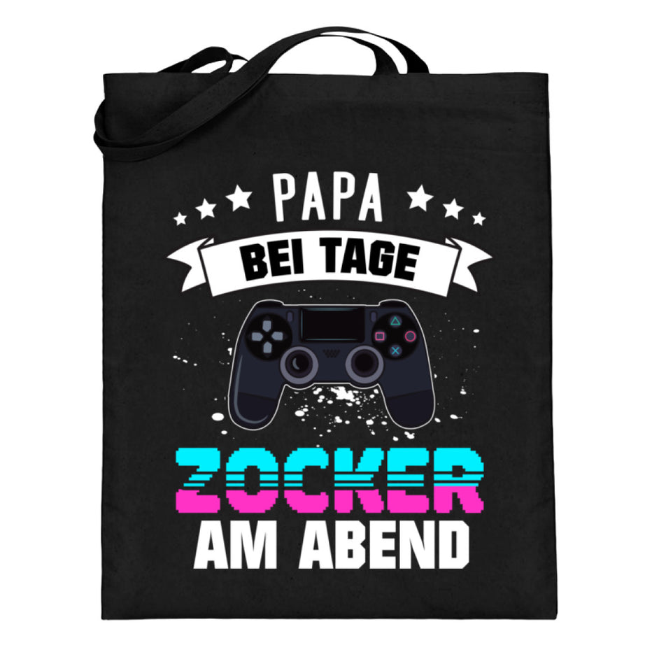 Premium Jutebeutel | Gamer Papa Spruch