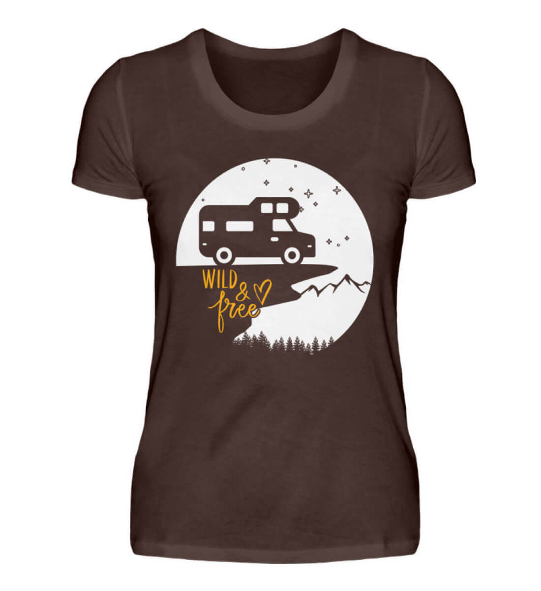 Camping & Vanlife | Damen T-Shirt by Pixdesign
