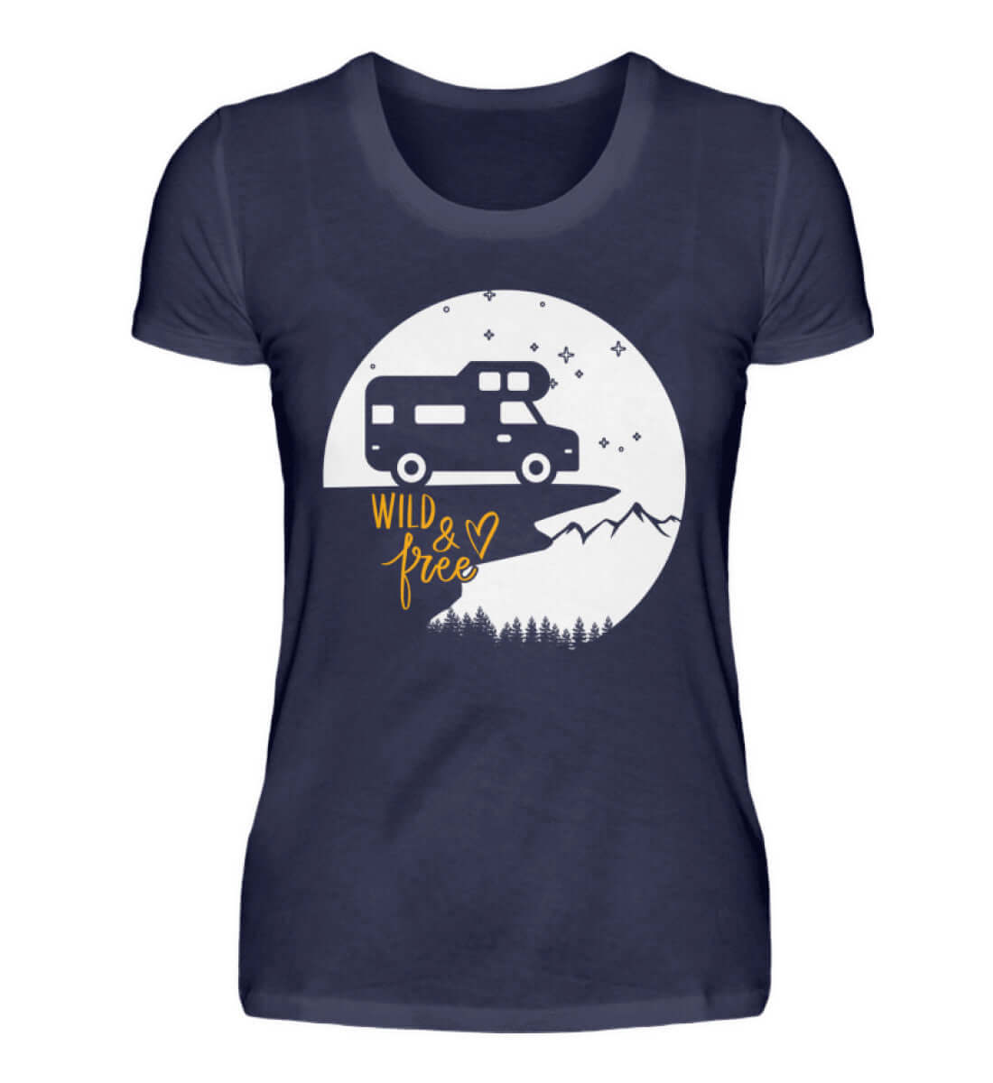 Camping & Vanlife | Damen T-Shirt by Pixdesign