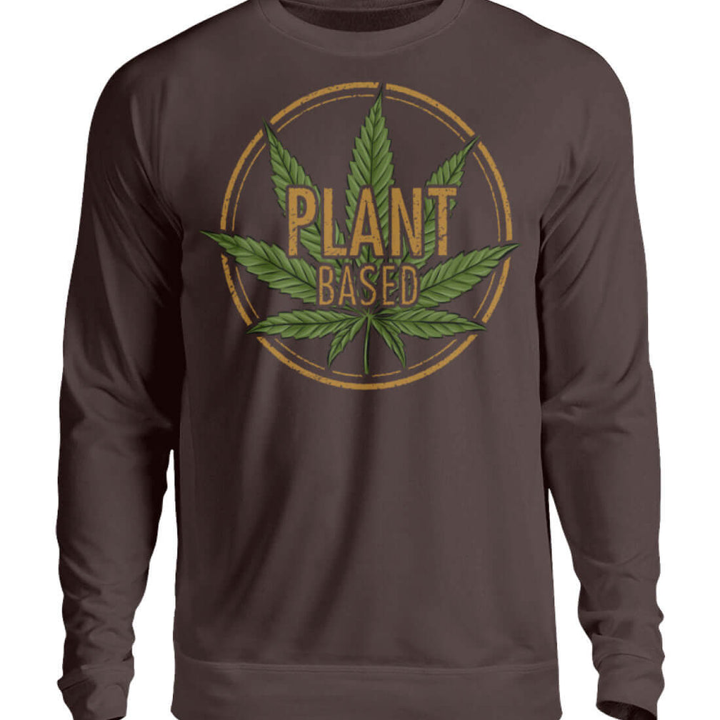 PLANT BASED | Herren Cannabis Pullover Braun