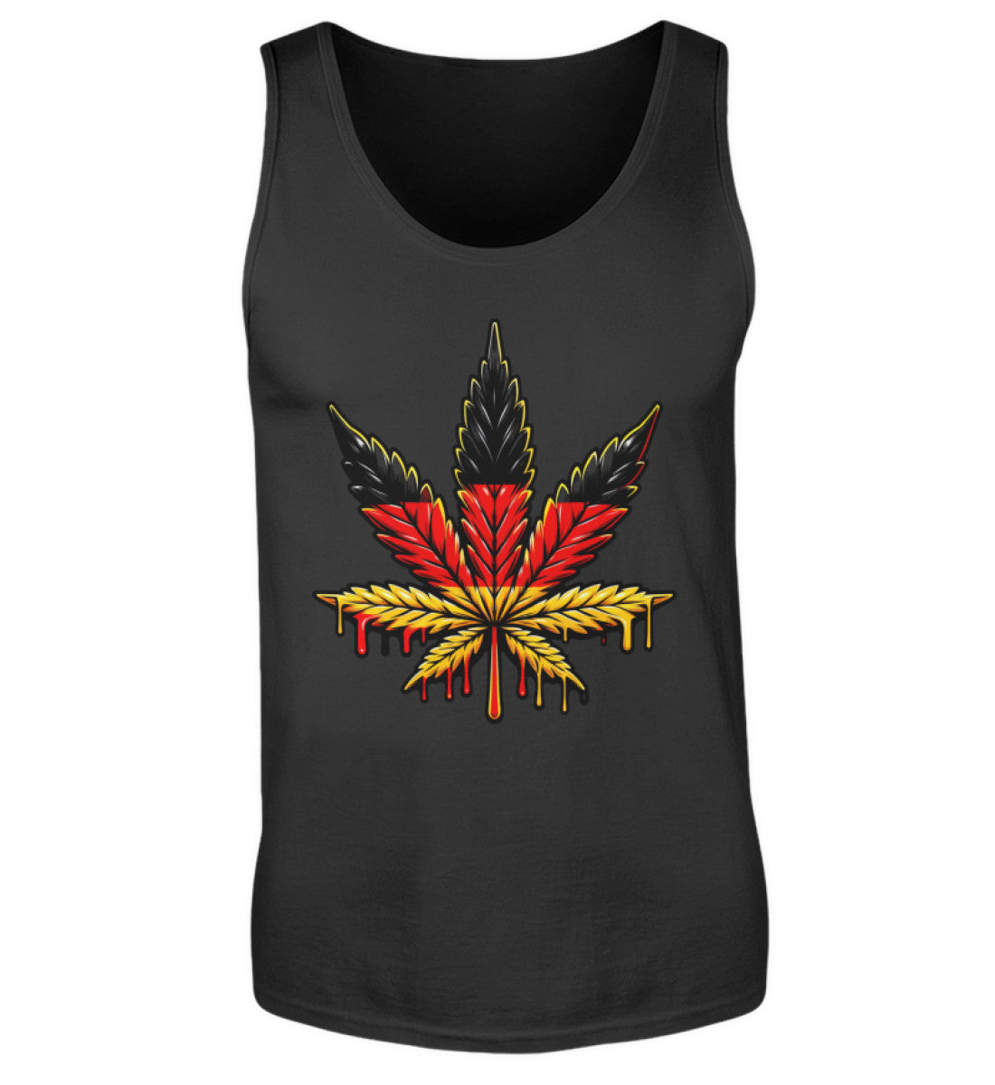 Bekenne Farbe für die Cannabislegalisierung in Deutschland mit unserem Herren Tank-Top