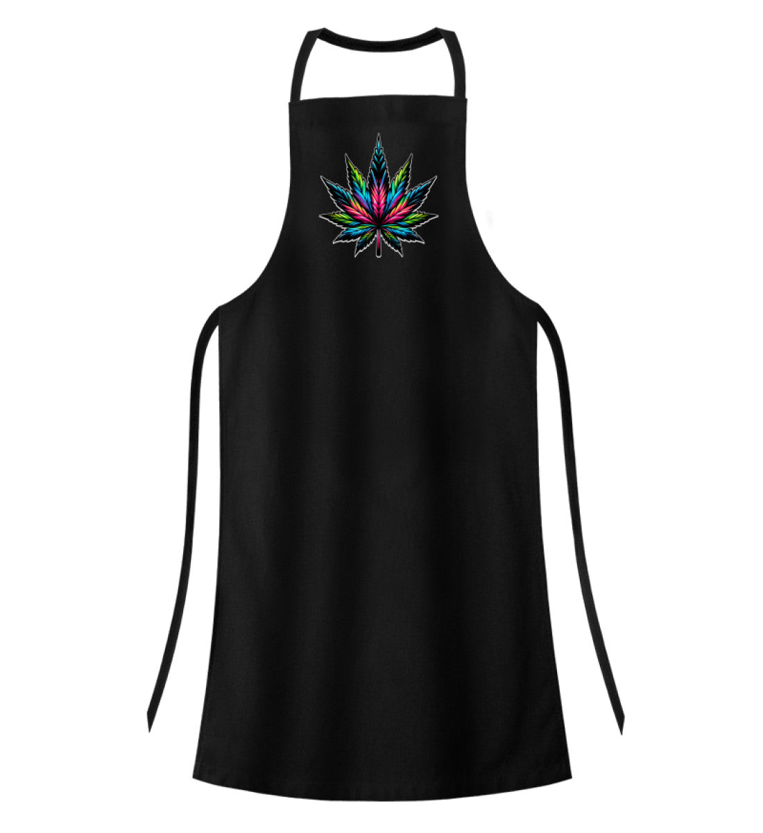 Neon Hanfblatt | Hochwertige Grillschürze by Pixdesign
