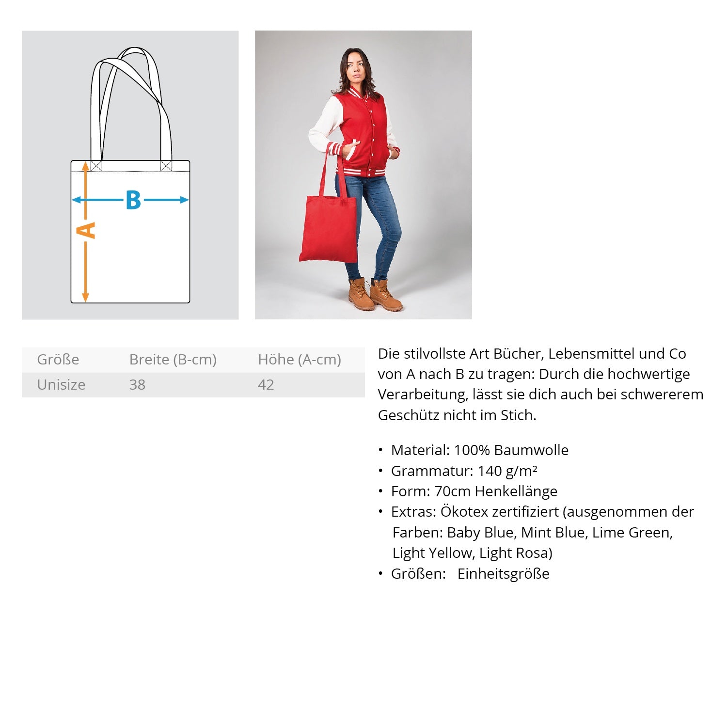 Dick Fich Lustiger Spruch Text Motto  - Jutebeutel (mit langen Henkeln) - Pixdesign Onlineshop - Jutebeutel lange Henkel