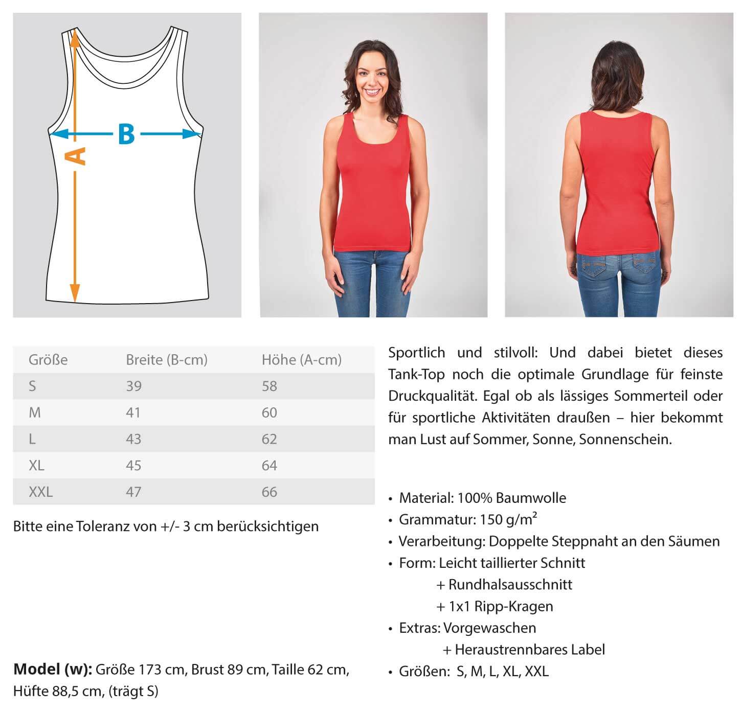 EM 2024 | Damen Deutschland Fan Tank-Top