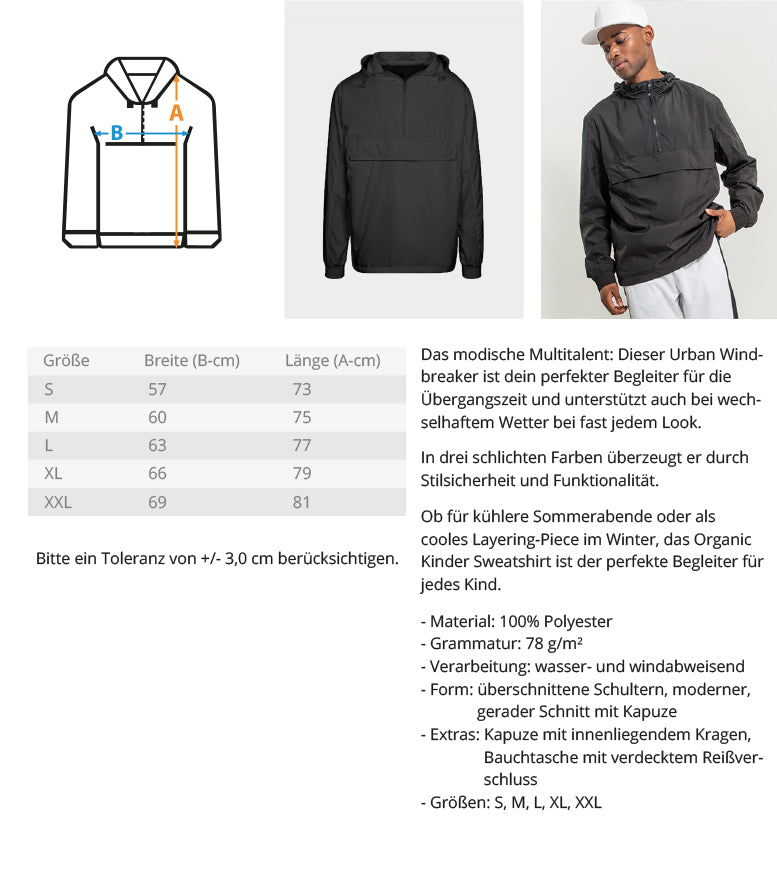 Fußball | Herren Windbreaker mit Stickerei