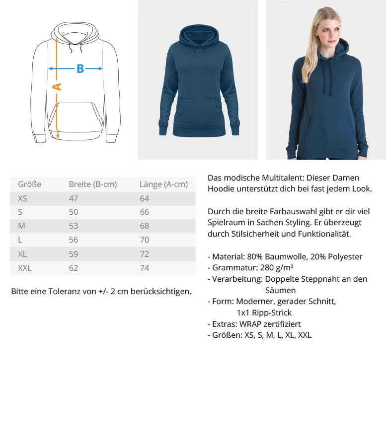 Junggesellinnenabschied | Damen Hoody Team Braut