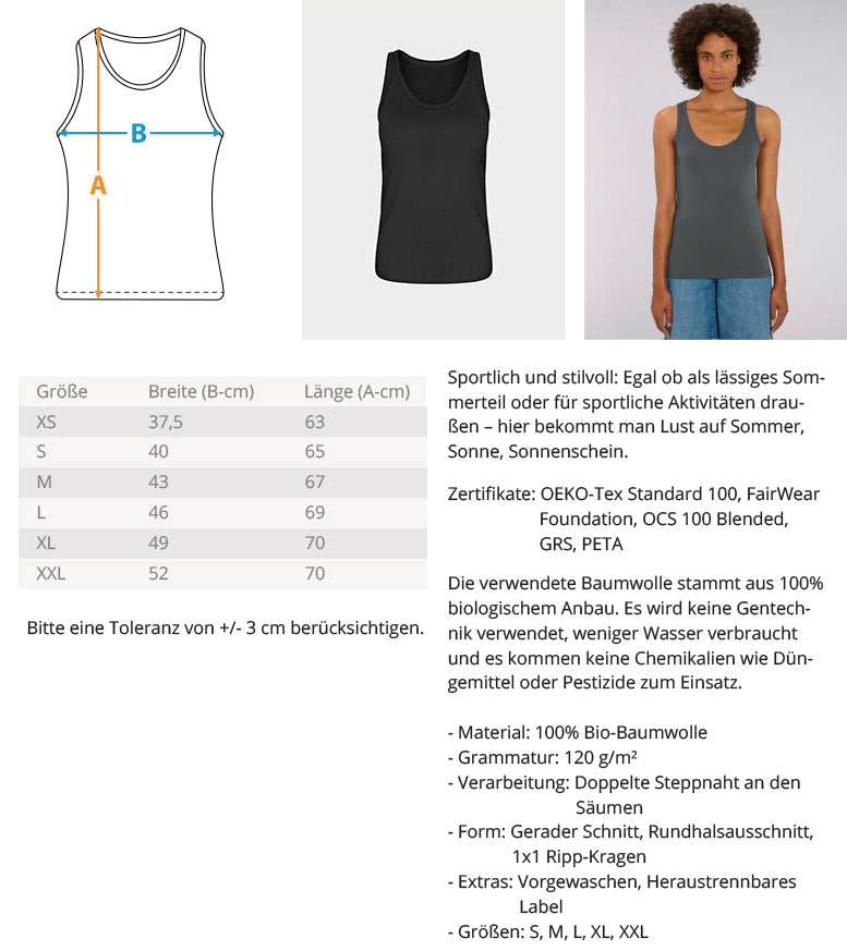 DICK FICH | Damen Organic Tanktop