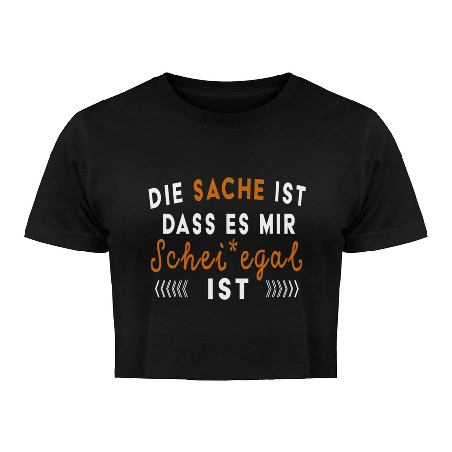 Für Damen mit einer frechen Attitüde: Unser Organic Crop Top "Lässige Gleichgültigkeit" – eine perfekte Wahl für alle, die ihre unbeschwerte und selbstbewusste Einstellung mit einem Augenzwinkern zum Ausdruck bringen möchten. Dieses Crop Top ist ideal für den Alltag, für humorvolle Treffen mit Freunden oder als Teil eines lässigen Outfits.