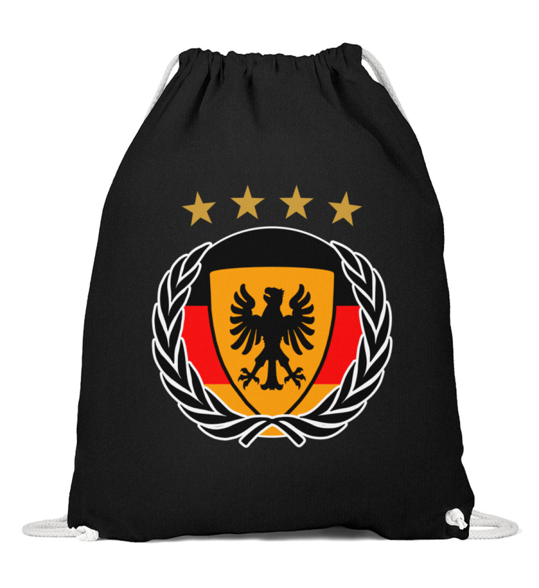 Premium Sportbeutel | Fußball WM / EM Deutschland - Baumwoll Gymsac Pixdesign Onlineshop