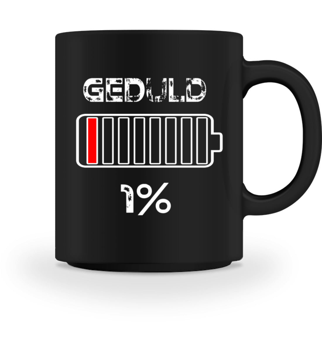 Geduld 1% Akku | Kaffeetasse