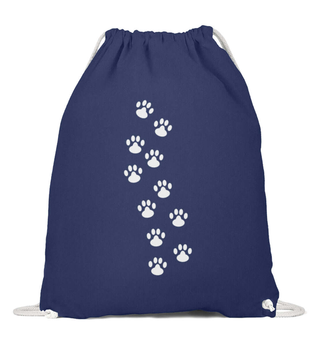 Premium Sportbeutel | Pfotenabdrücke - Pfötchen - Baumwoll Gymsac Pixdesign Onlineshop