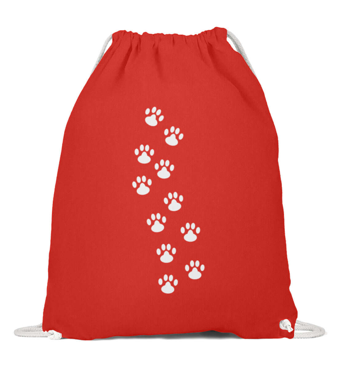 Premium Sportbeutel | Pfotenabdrücke - Pfötchen - Baumwoll Gymsac Pixdesign Onlineshop