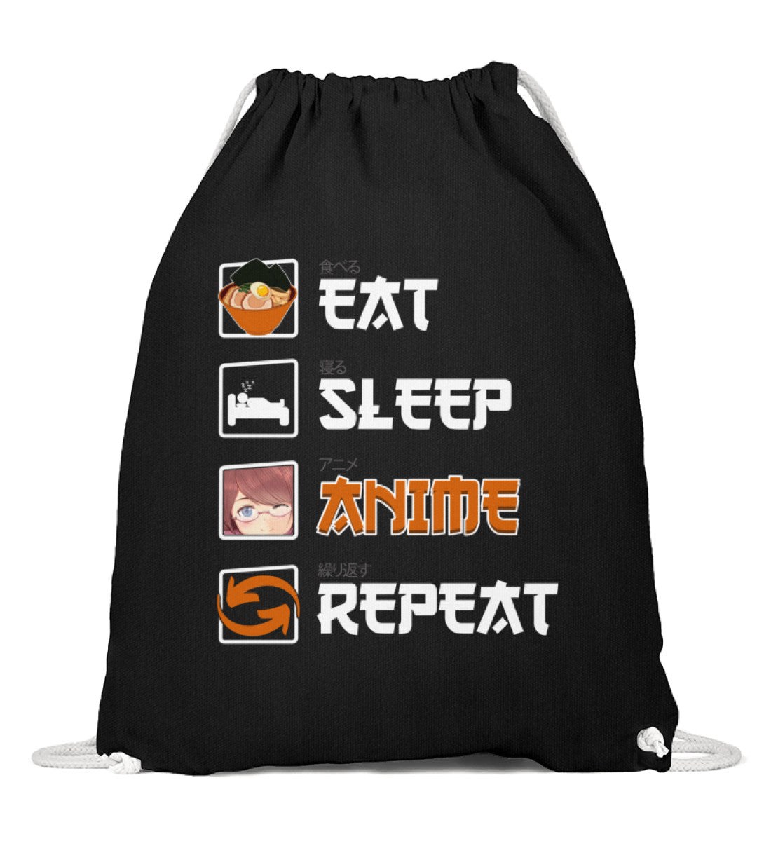 Premium Sportbeutel | Anime / Manga Design - Lustiges Motiv für Anime-Fans Pixdesign Onlineshop