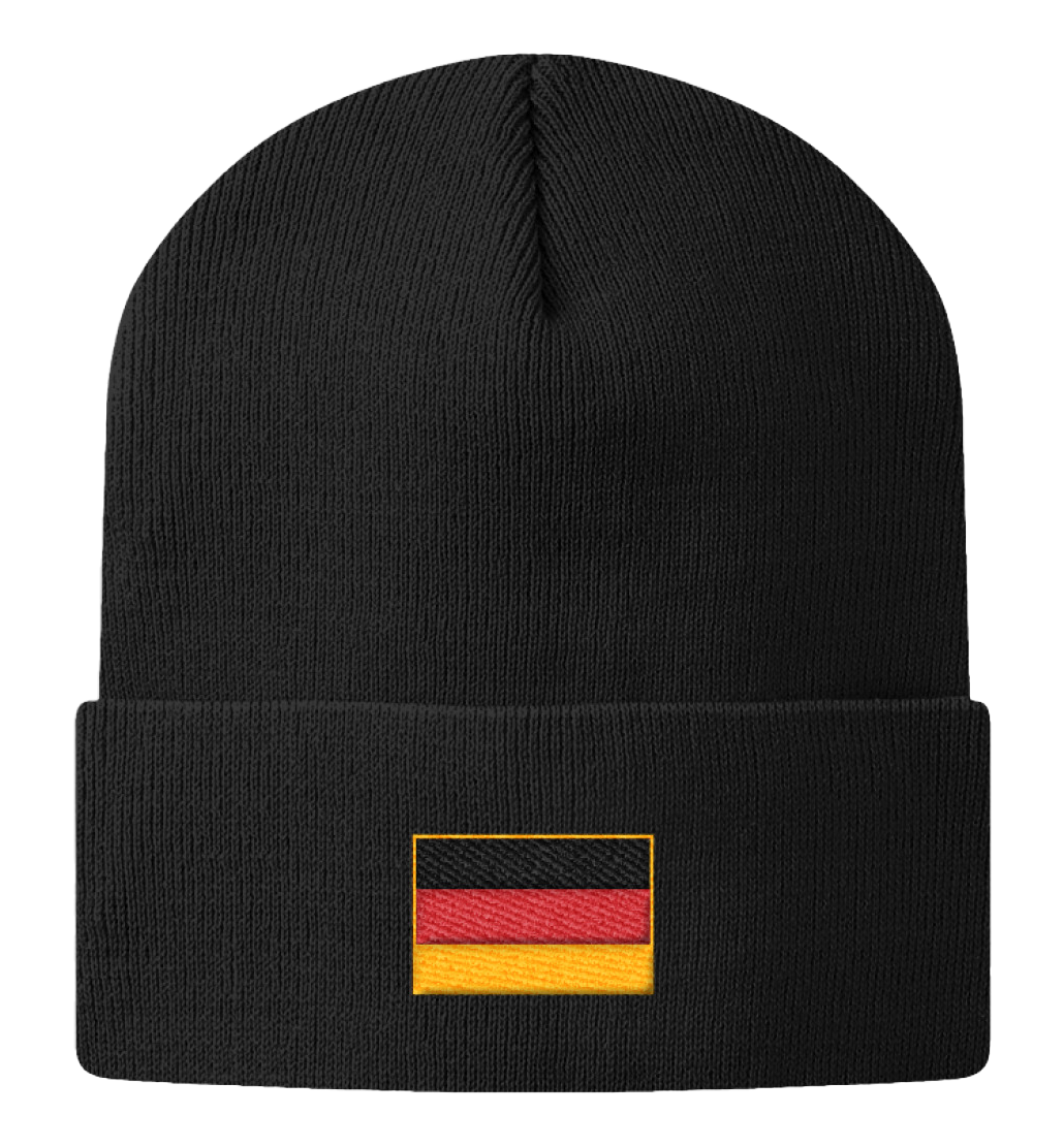 Deutschlandflagge | Mütze mit Stickerei