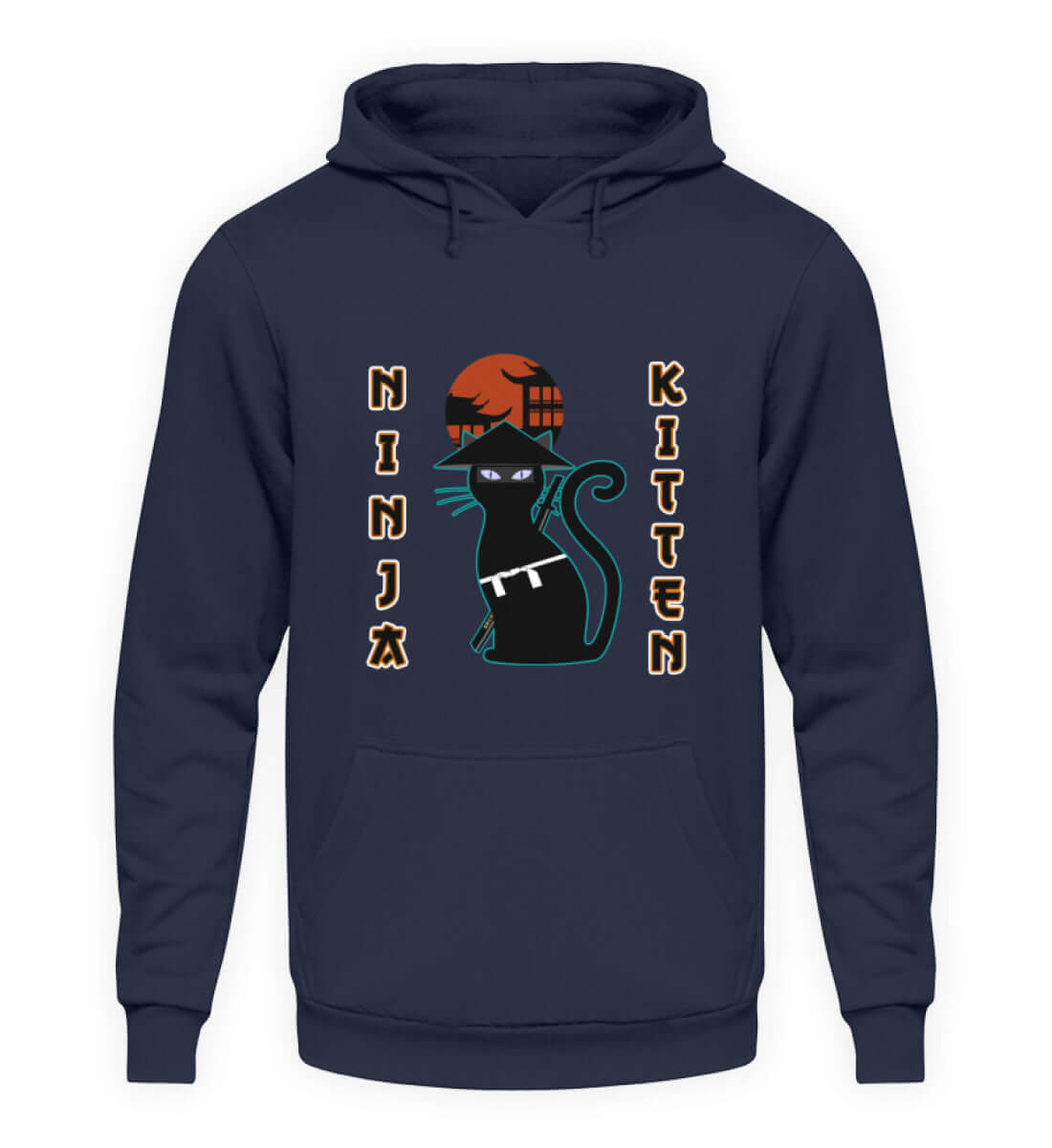 Ninja Katze | Herren Hoody by Pixdesign