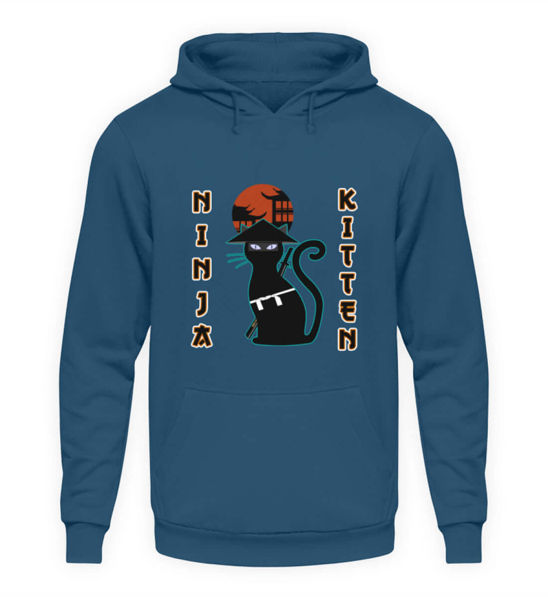 Ninja Katze | Herren Hoody by Pixdesign
