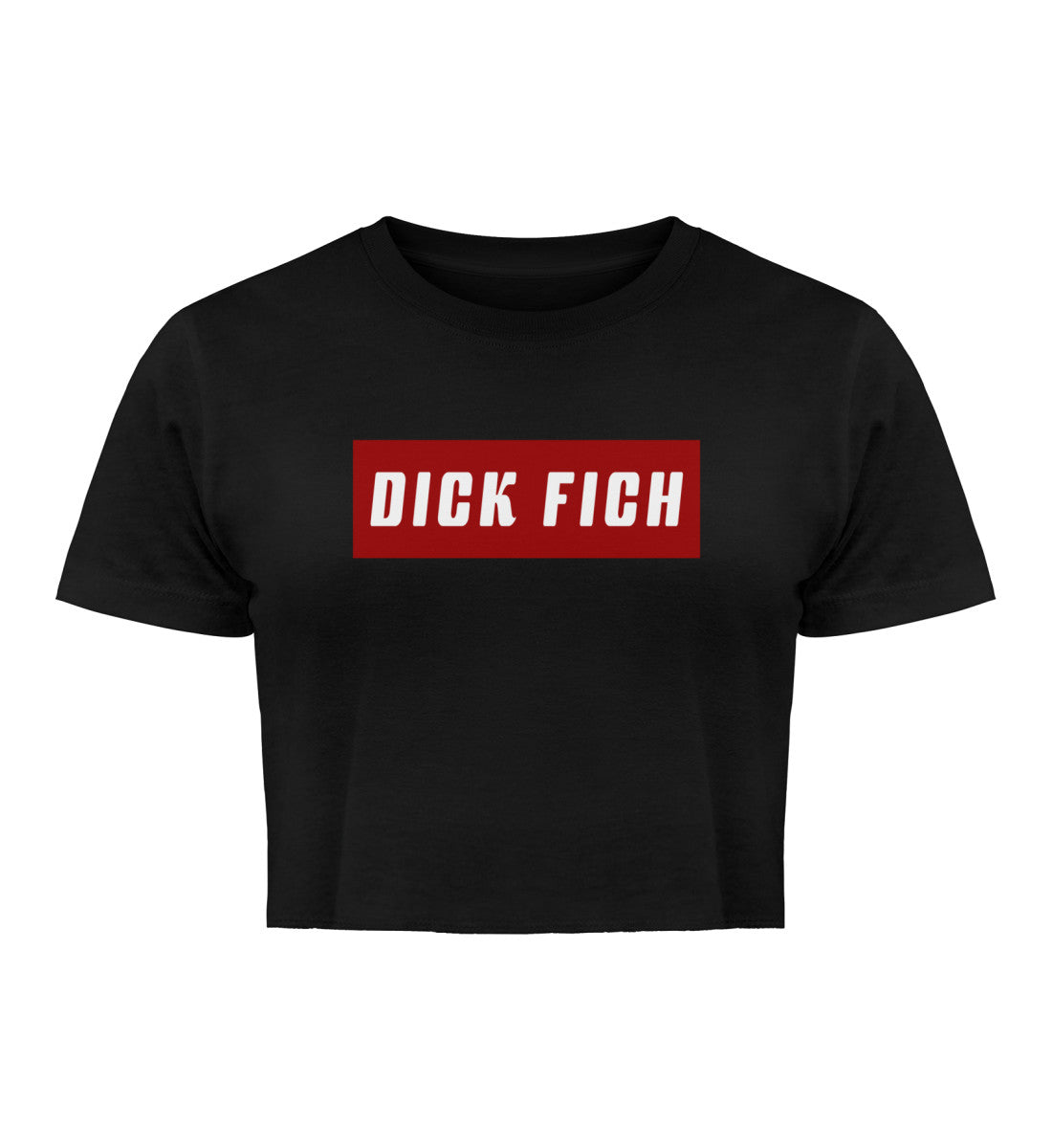 Für Humorliebhaberinnen mit einem Sinn für Wortspiele: Unser Organic Crop Top "Dick Fich" – eine witzige und umweltbewusste Wahl für alle, die gerne mit Sprachspielereien für Heiterkeit sorgen. Dieses Crop Top ist ideal für den Alltag, für Treffen mit Freunden oder als Teil eines humorvollen Outfits.