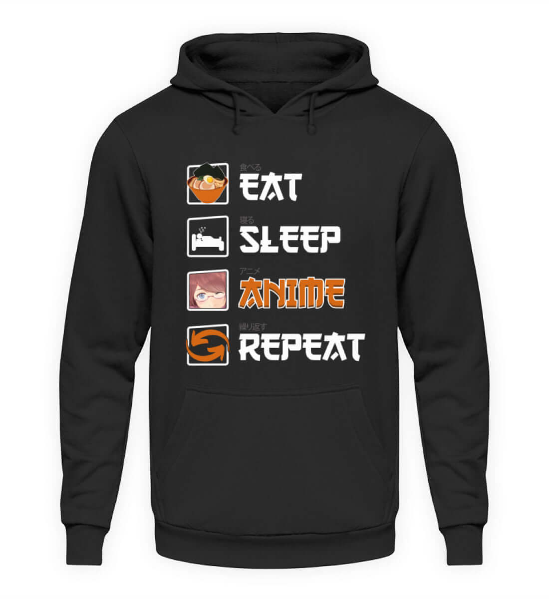 Anime & Manga Design | Herren Hoody by Pixdesign