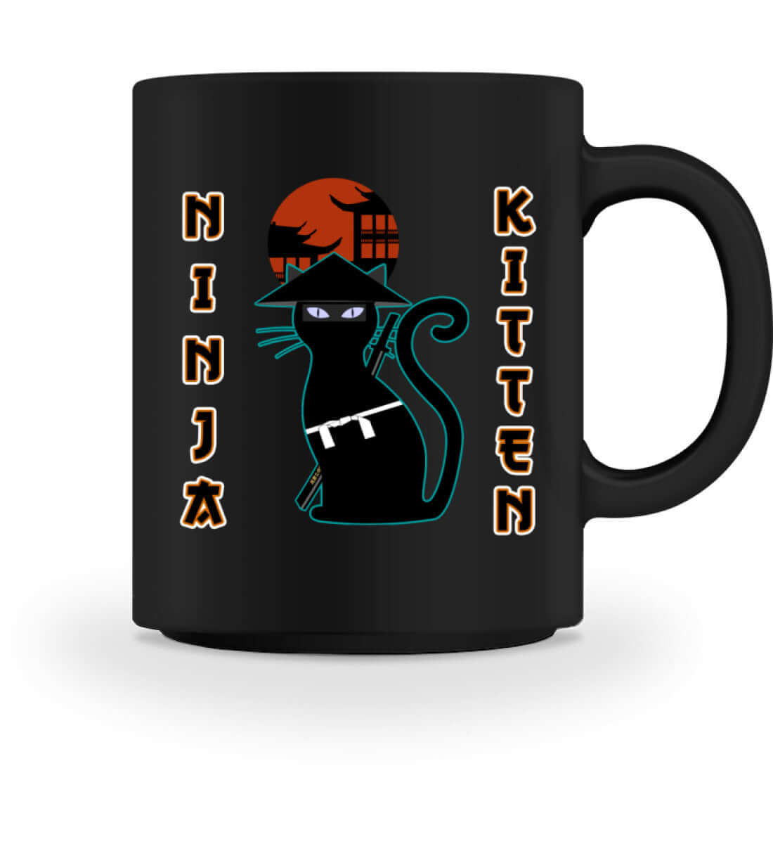 Ninja KATZE | Kaffeetasse by Pixdesign