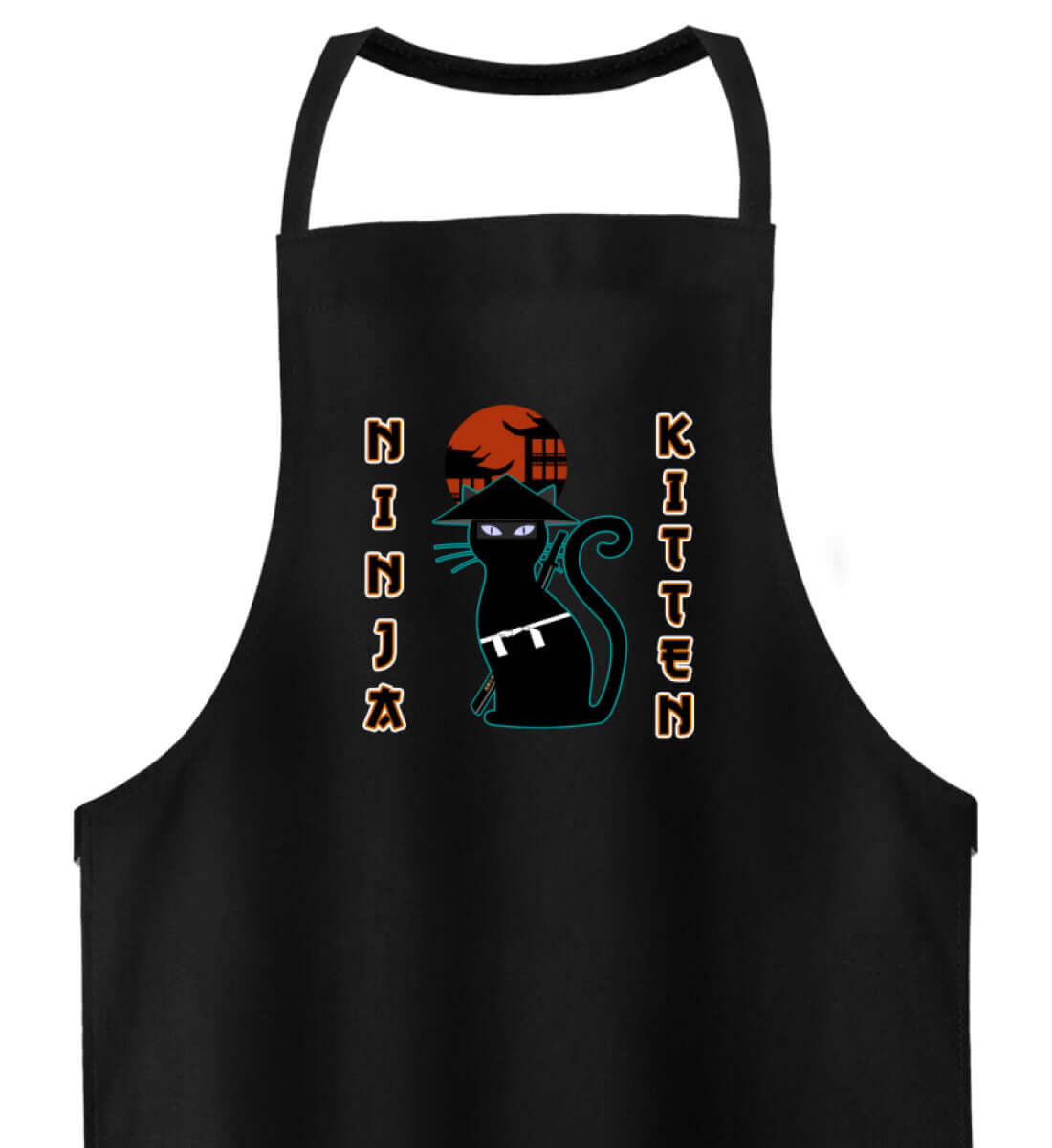 Hochwertige Grillschürze | Ninja Katze by Pixdesign