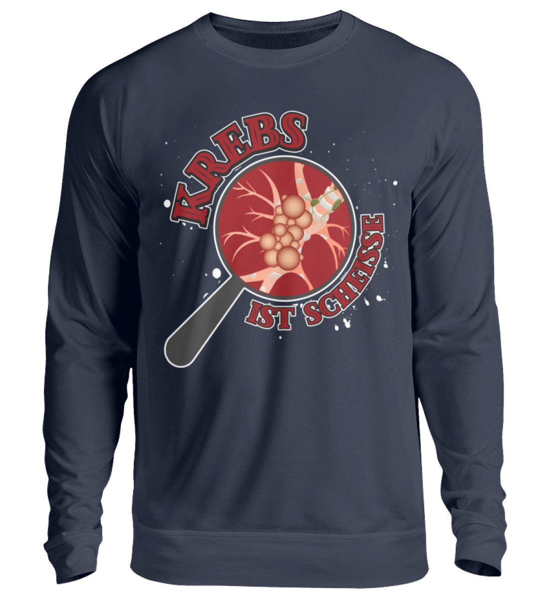 Krebs ist SCHEIßE | Herren Pullover