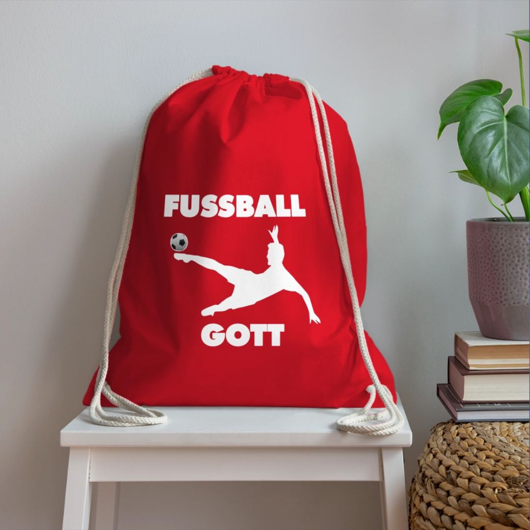 Sportbeutel Schwarz - EM 2024 Fußball Love - Pixdesign Onlineshop - Turnbeutel