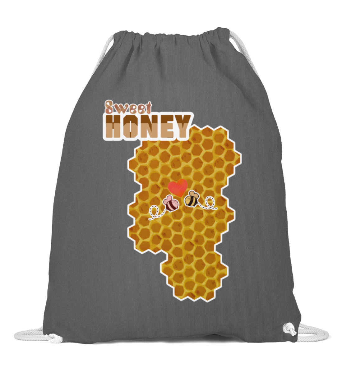 Premium Sportbeutel | "Sweet Honey - combs " - Süßer Honig Pixdesign Onlineshop