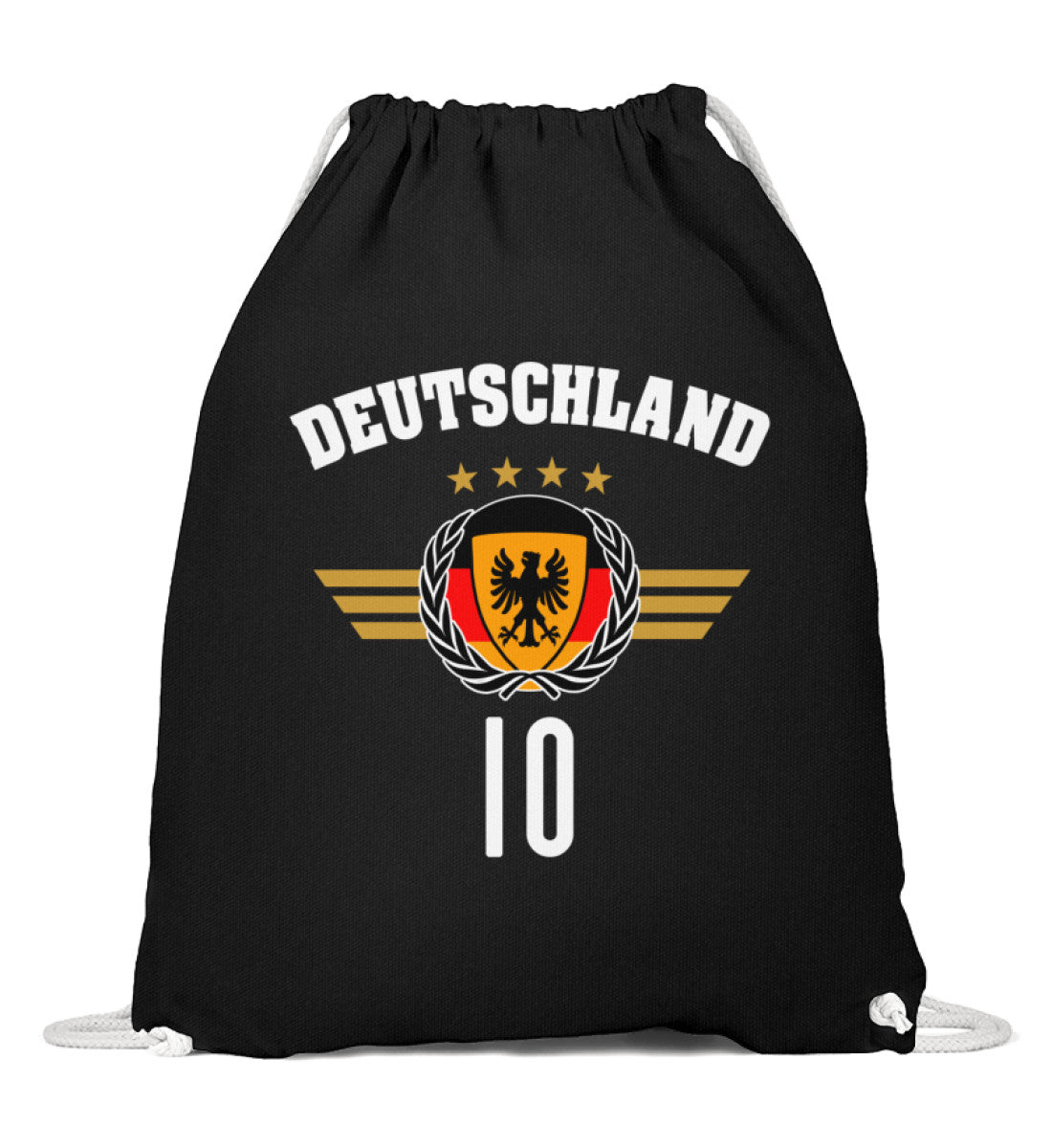 Premium Sportbeutel | Fußball WM / EM Deutschland - Baumwoll Gymsac Pixdesign Onlineshop