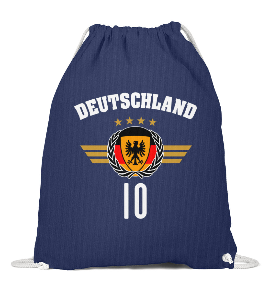 Premium Sportbeutel | Fußball WM / EM Deutschland - Baumwoll Gymsac Pixdesign Onlineshop