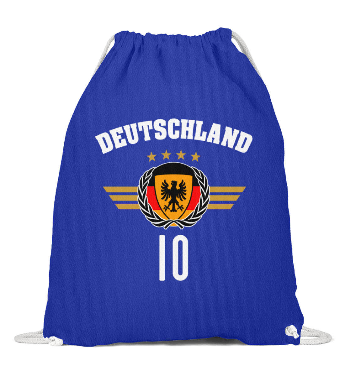 Premium Sportbeutel | Fußball WM / EM Deutschland - Baumwoll Gymsac Pixdesign Onlineshop