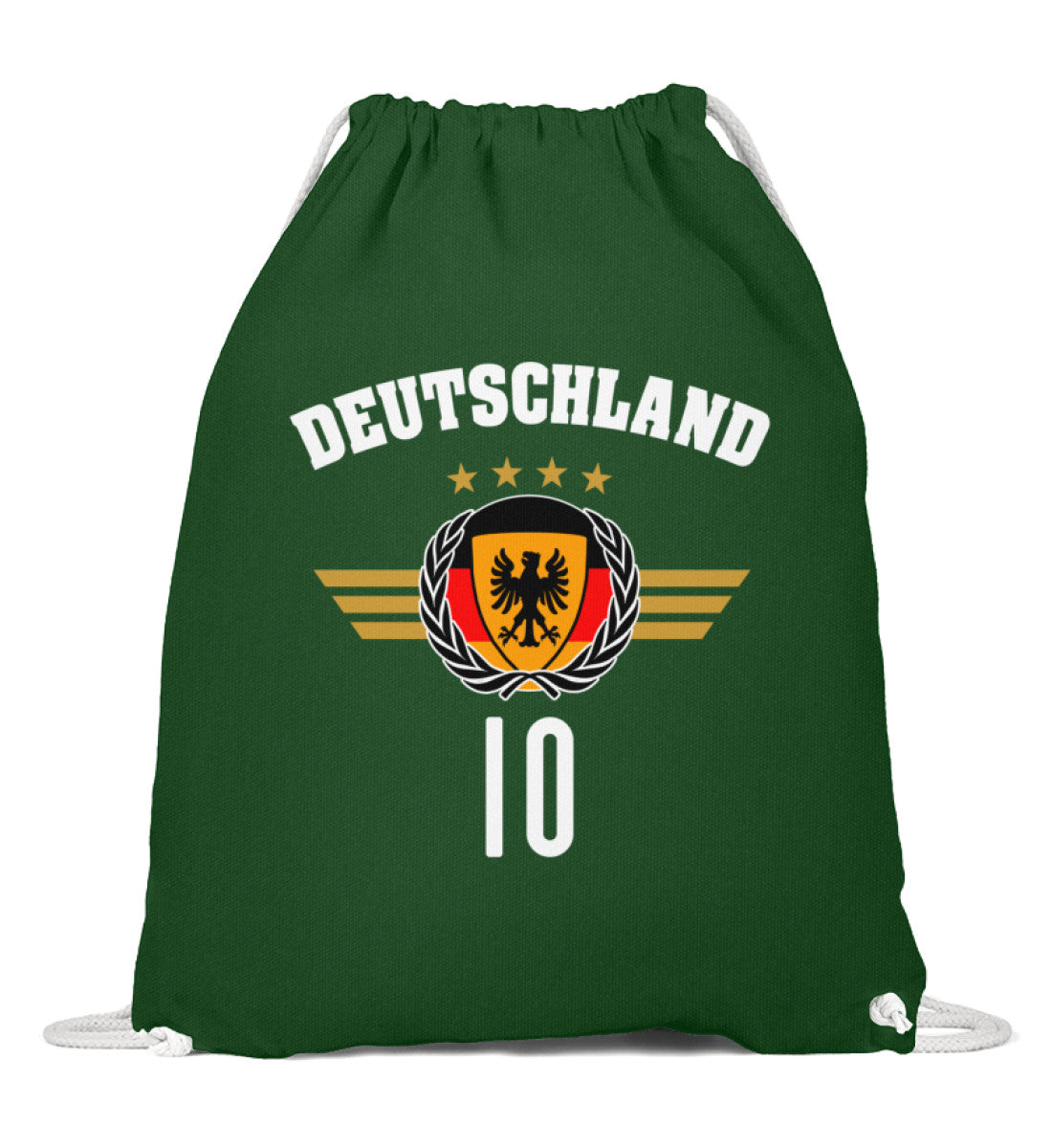 Premium Sportbeutel | Fußball WM / EM Deutschland - Baumwoll Gymsac Pixdesign Onlineshop